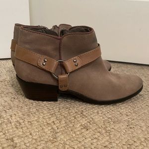 Sam Edelman sand/gray color booties, size 6.5